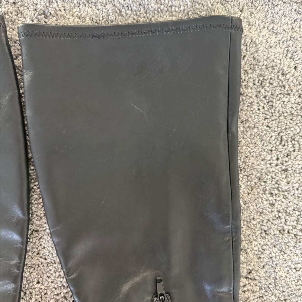 Madden Girl Black Heeled Boots - Picture 5 of 7
